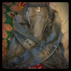 Vintage Cropped Denim Jacket